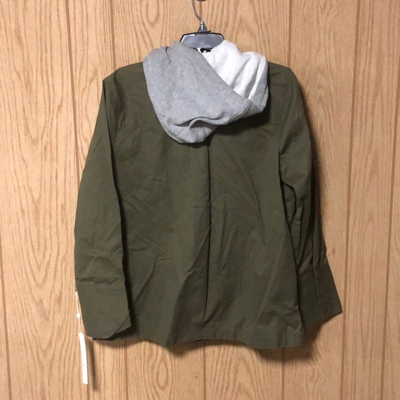 ⭐️CASLON Green Utility Jacket With Hood - Picture 7 of 8
